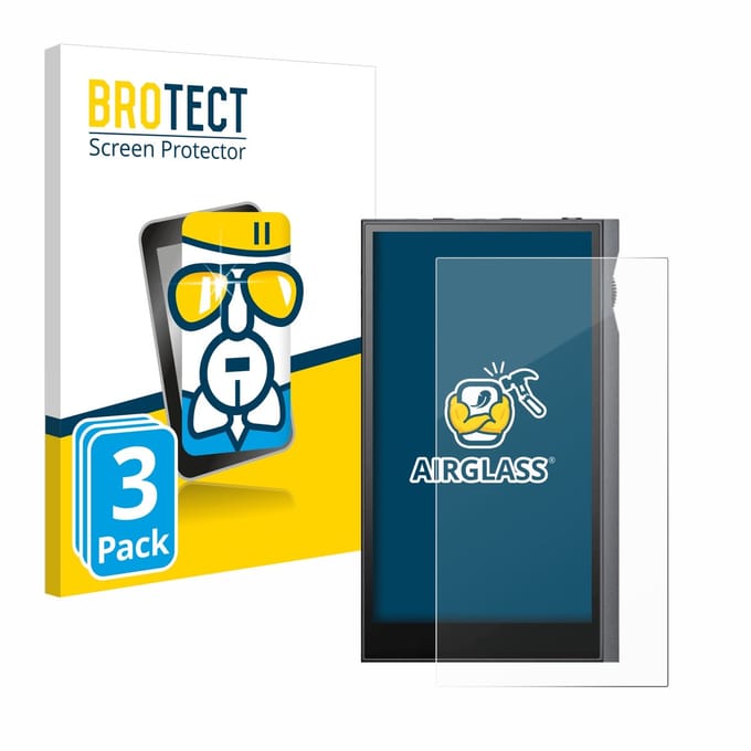 Screenprotector 3 Stuks voor Astell&Kern Kann Ultra Beschermglas transparant