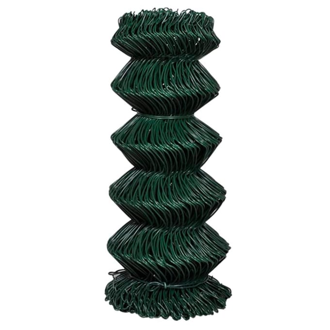 vidaXL - Gaashek - 0,8x25 - m - staal - groen