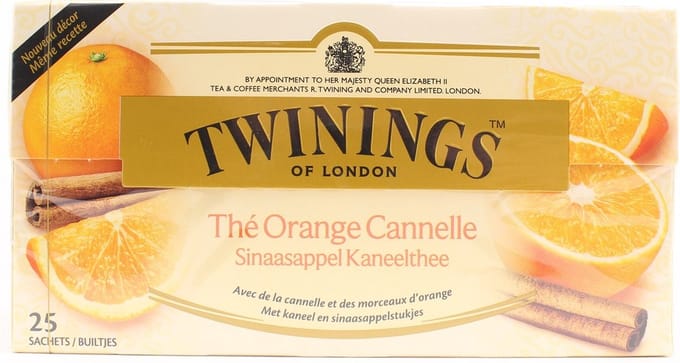 Twinings Thee Sinaasappel en Kaneel 25 zakjes