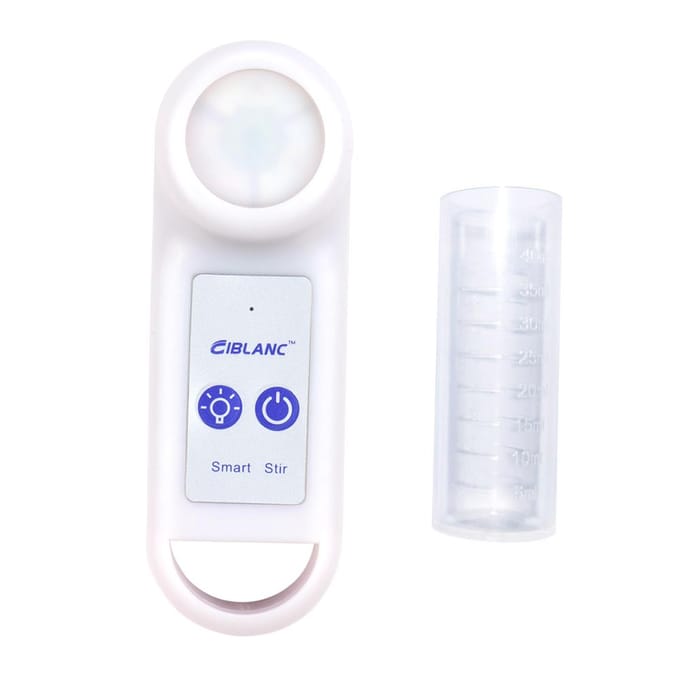 Ciblanc Draagbare Laboratorium Magnetische Roerder Mixer Roeren 50ml Capaciteit Cross Type Stir Bar white