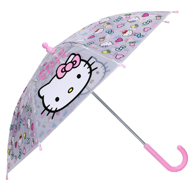 Hello Kitty Paraplu 60 x 71 x 71 cm - Licht en Kindvriendelijk - Vrolijke en Speelse Hello Kitty Print