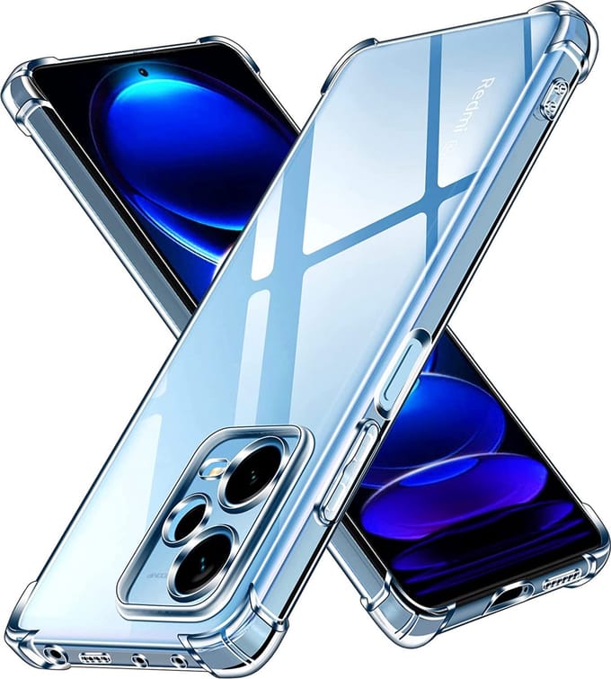 Hoesje voor Xiaomi Redmi Note 12 PRO PLUS 5G / Redmi Note 12 PRO+ 5G backcover Shockproof siliconen Transparant