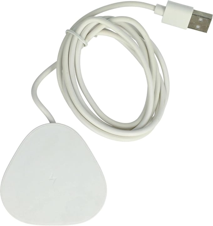 Oplaadstation Speaker - Docks Lader - Draadloos Luisteren - Compact Ontwerp - 8.7 x 7.2 cm - Wit
