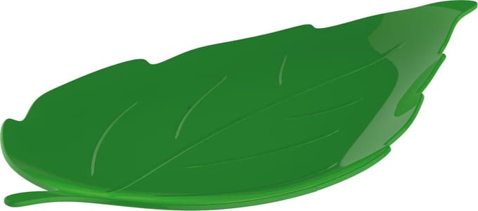 Zak!Designs Kitchen & Garden Basilicumblad Serveerplateau - Melamine - 40 x 20 cm - Groen