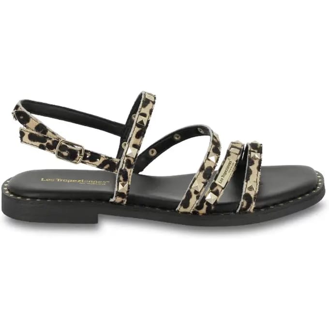 Les Tropeziennes Corabel Leo Sandalen Beige,Zwart EU 39 Vrouw