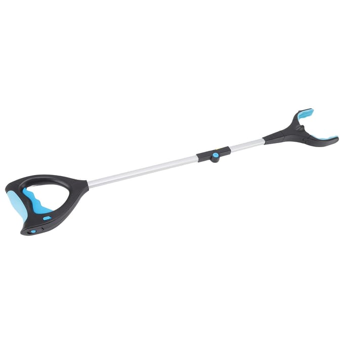 Opvouwbare grijper, opvouwbare opraapstok, telescopische opraaptool voor afval en afval white