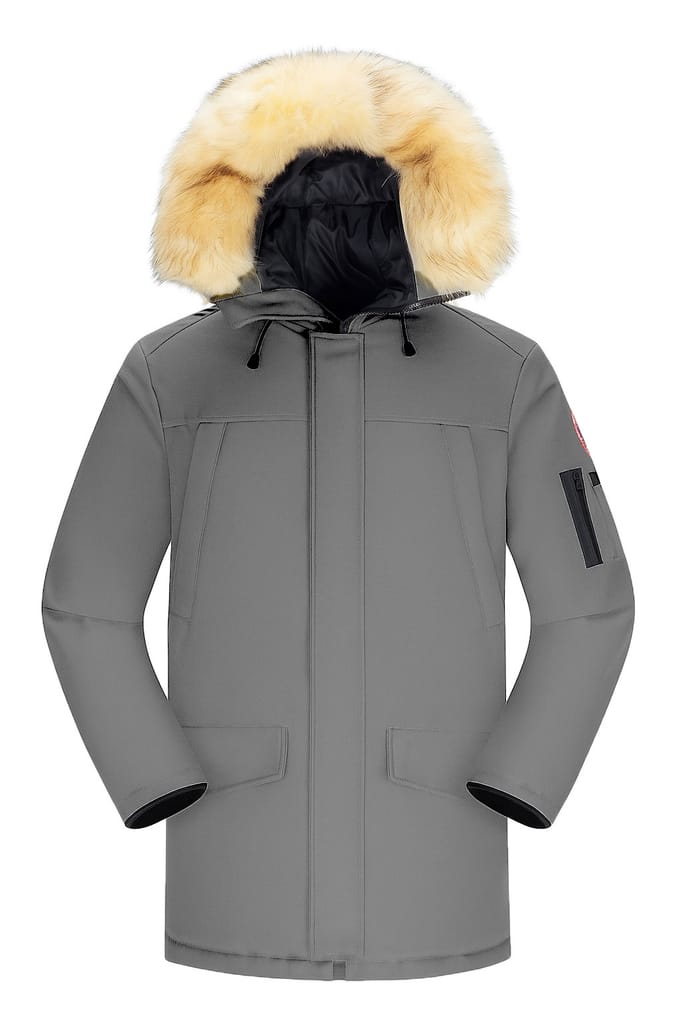 Subprime - Heren Jas winter Parka Tommy - Grijs - Maat S
