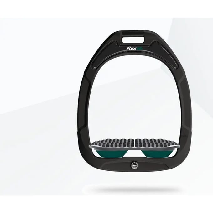 Endurance stijgbeugels Groen/grijs/groen Flex-On Green Composite