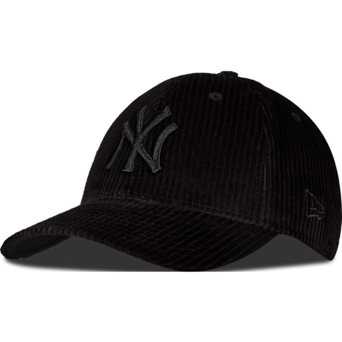New Era 9FORTY Petten Unisex - Zwart - One Size - Ribfluweel