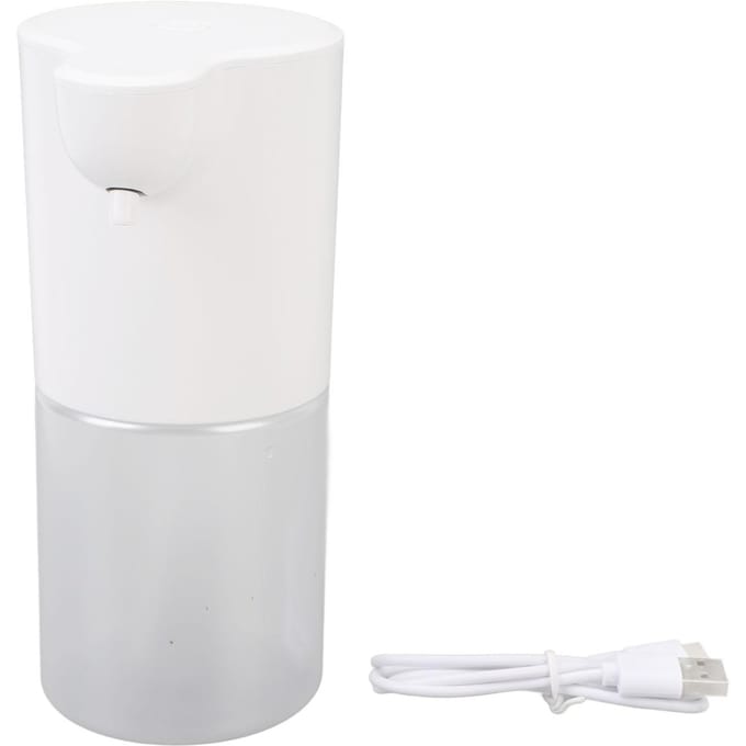 Automatische Zeepdispenser USB Oplaadbaar Infrarood Sensor Elektrische Zeepdispenser white