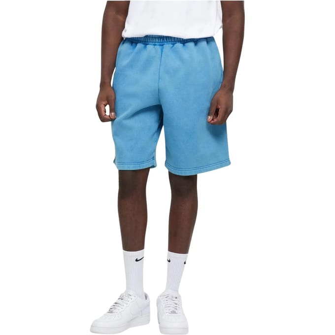 Urban Classics - Heavy Sand Washed Sweat Korte broek - XL - Blauw