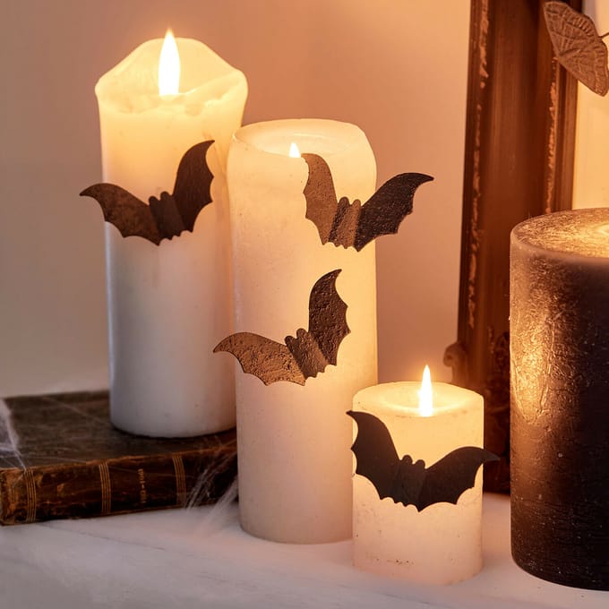 LOBERON Decoratiepin set van 4 Brynnach antiekzwart