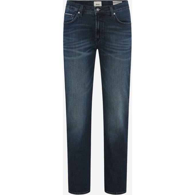 Brax Heren Jeans  Style CLINT BLUE TREASURE USED, denim blauw regular, maat 38/30