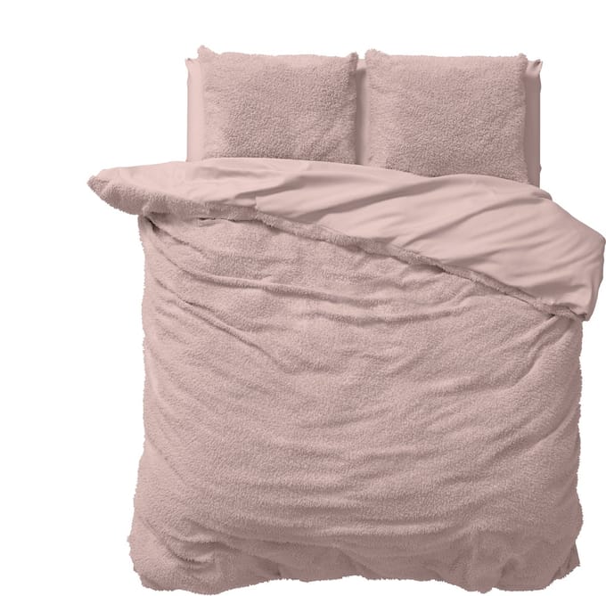 Sleeptime Teddy Dekbedovertrek - 240x200/220 + 2 kussenslopen 60x70 - Roze - Eenpersoons