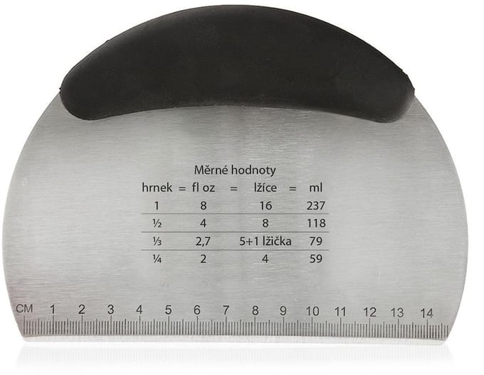 Orion - Universele Keukenspatel - Roestvrijstalen Mes - 16 cm - Antislip Handvat