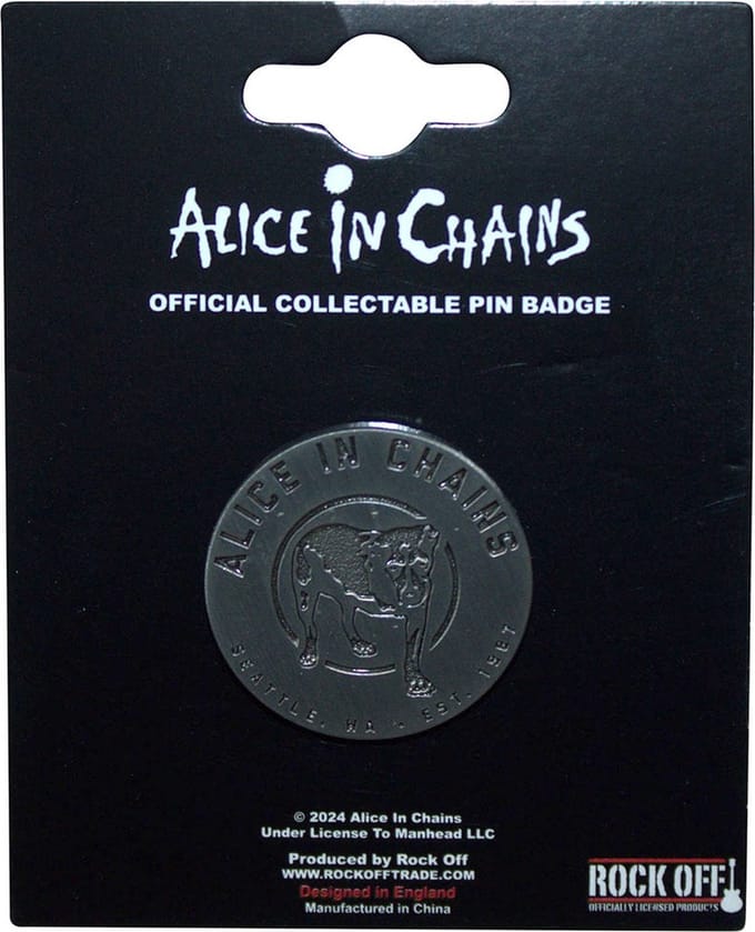 Alice In Chains - Three-Legged Dog Pin - Zilverkleurig