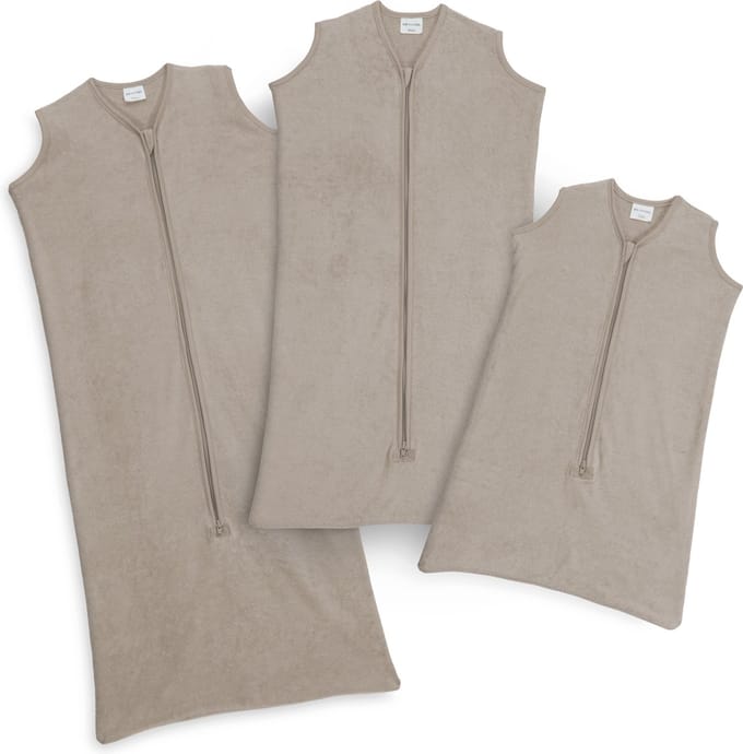 Mingle Moose-badstof-slaapzak- 70 cm- taupe