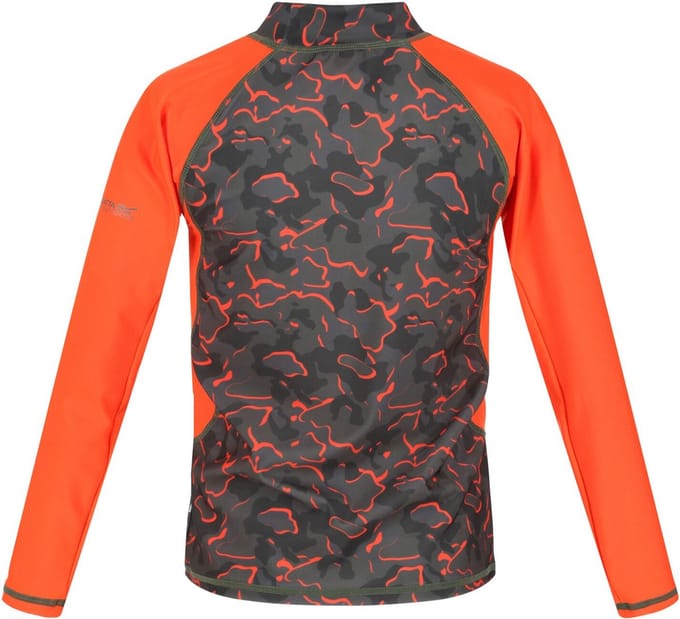 Regatta, Hoku UV Kinder Shirt, Oranje, Maat 104