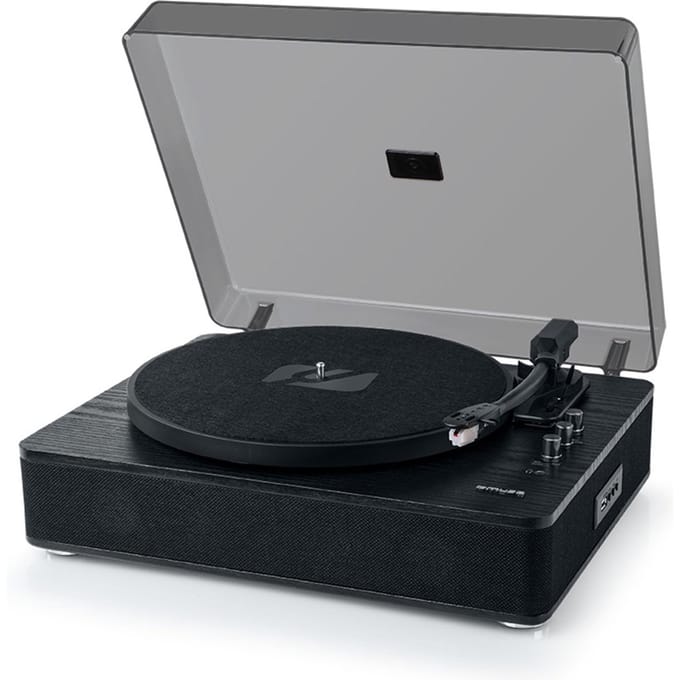 Muse MT-106WB - Stereo platenspeler met bluetooth en encoding-functie, zwart