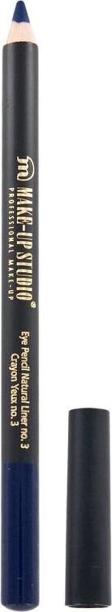 Make up Studio Eye Pencil Natural Liner Oogpotlood - 3 Blauw / Blue
