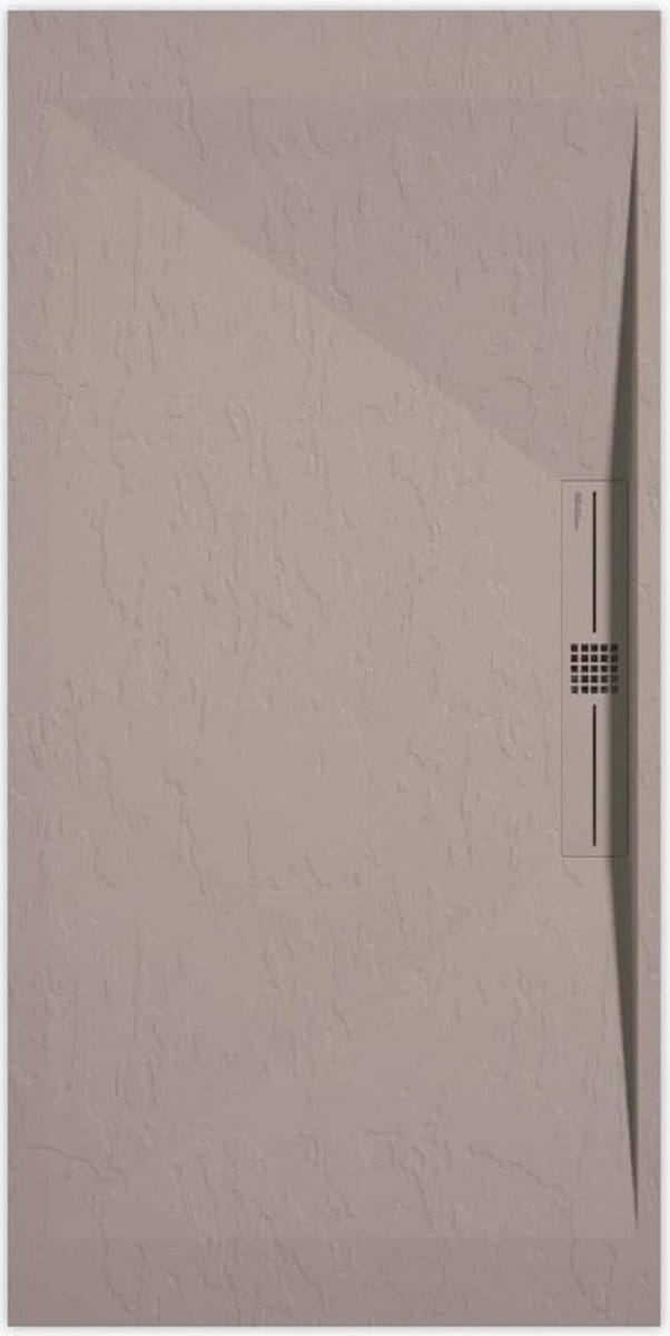 Sanifun douchebak Stone Side Sand Slate 900 x 800 P