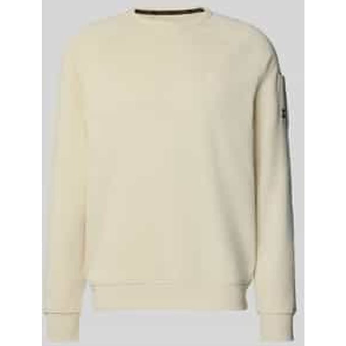 Sweatshirt met labelpatch