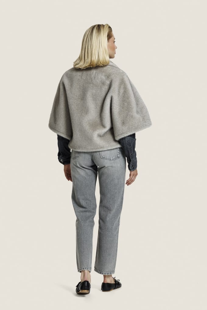 ALTER EGO Lena Fur Jacket Clay Größe: M | Kunstfell-Jacken Outlet | Damen
