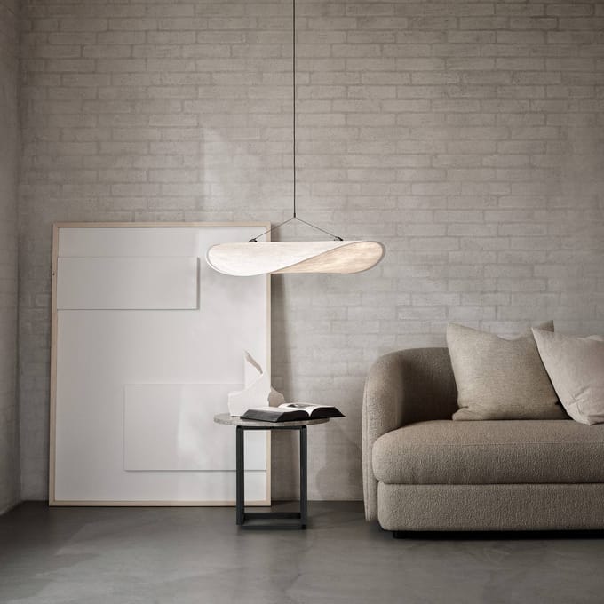 New Works LED hanglamp Tense, Ø 70 cm, wit