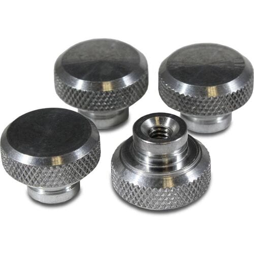 Hammond Electronics 1421C Vleugelmoer Aluminium Natuur 4 stuk(s)