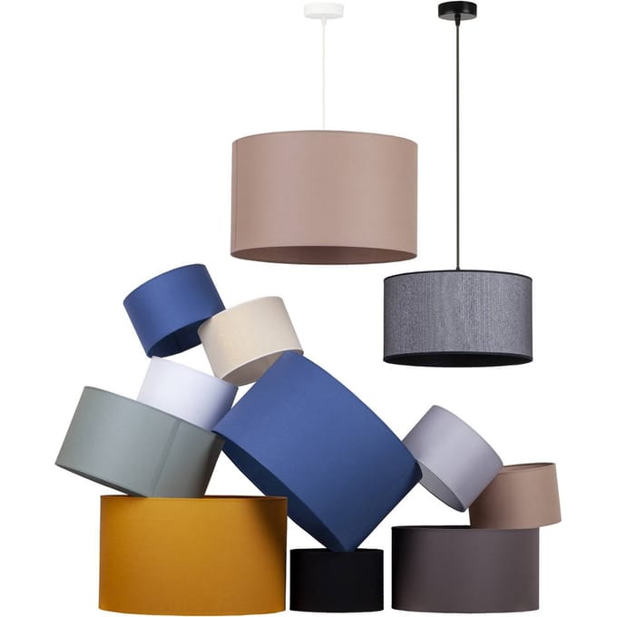 Duolla Lampenkap Roller Ø 50 cm, aardekleurig