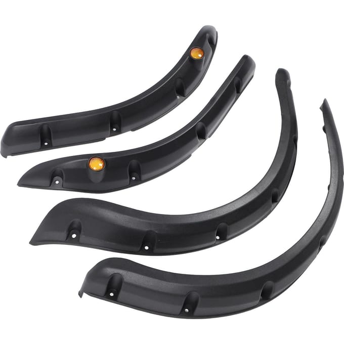 4 Pièces Garde-boue Élargisseurs de Garde-boue Protecteurs Remplacement pour Club Car Precedent 2004 et ultérieurs black