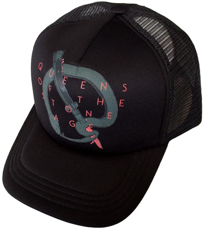 Queens Of The Stone Age - Q Emblem Trucker pet - Zwart