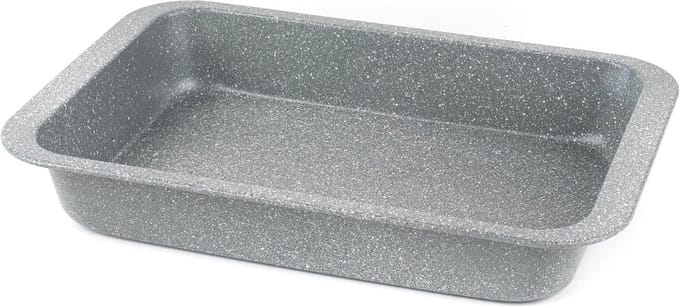 Koolstofstaal Braadpan met Marmeren Effect 36cm - Antiaanbak, Ovenbestendig tot 220°C