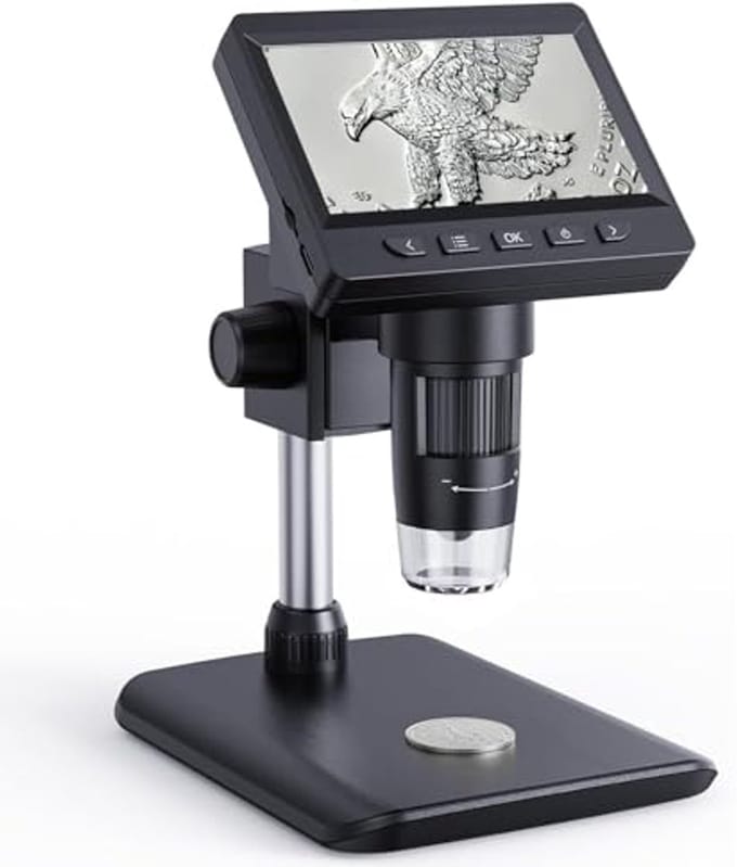 Digitale LCD Microscoop met 1000x Zoom en 8 LED Verlichting