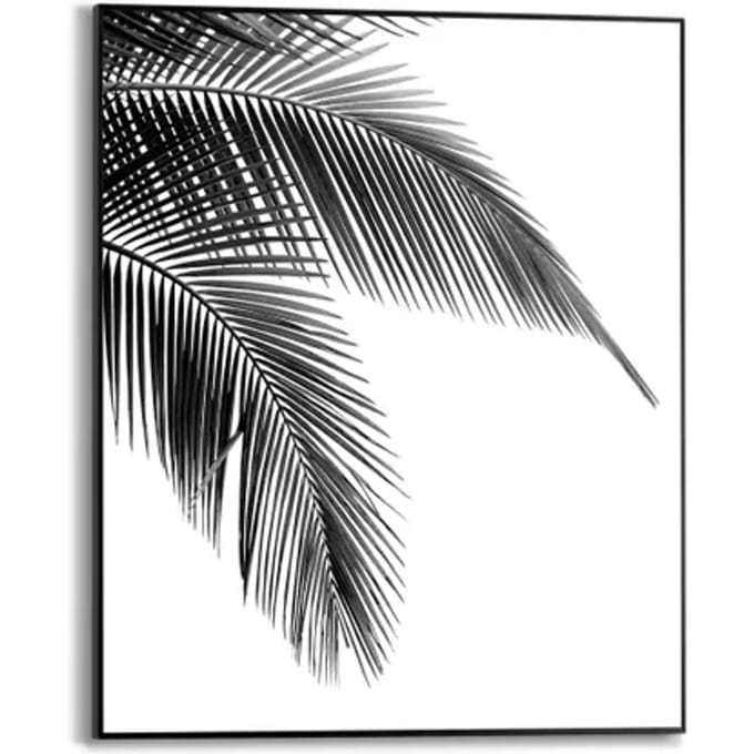 Schilderij Palm - 50 x 40 - Hout - REINDERS