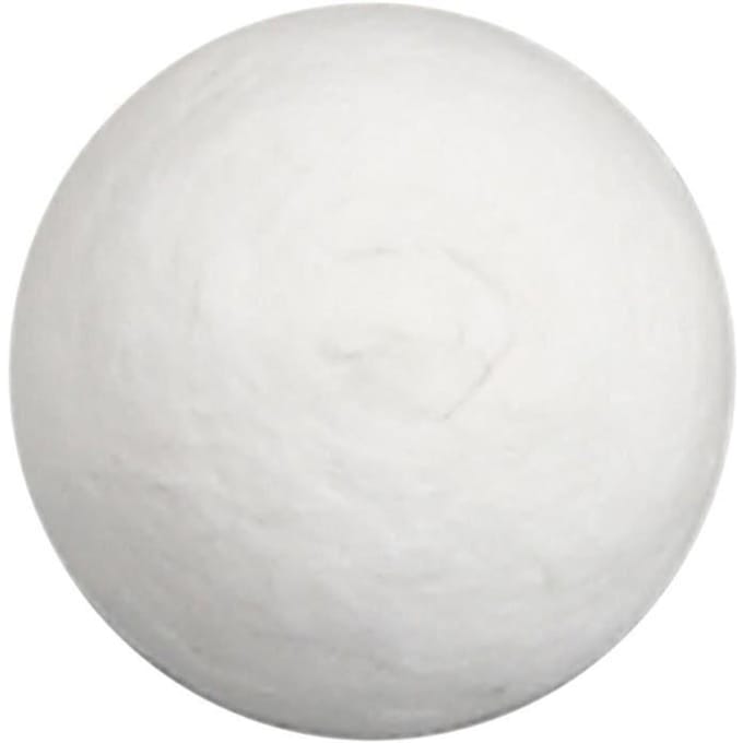 Bal, d: 20 mm, wit, katoen, 300 stuks