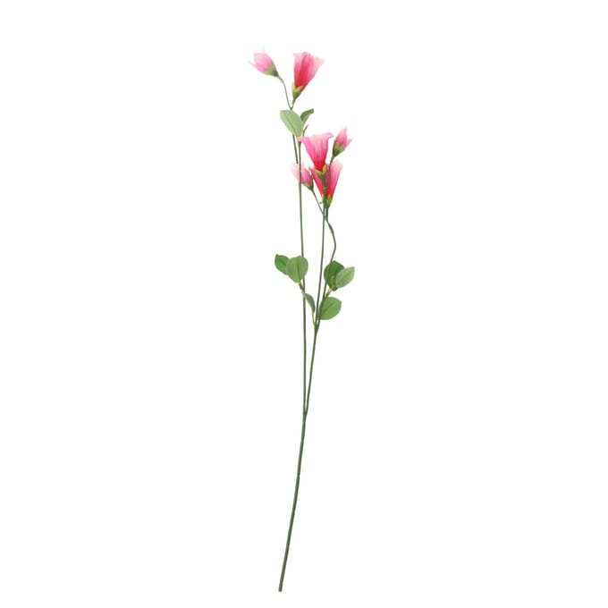 Kunst bloem Campanula - Kunstbloem - Licht Roze Zijde 60 cm