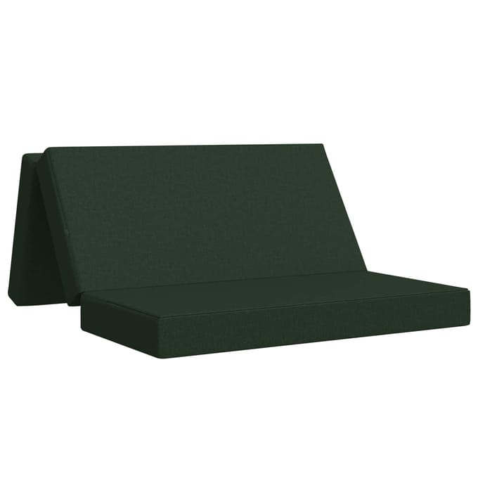 vidaXL - Vouwbare - Sofa - Bed - 140 - x - 67 - x - 45 - cm - Donkergroen