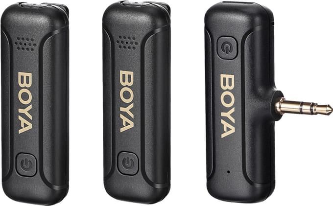 BOYA Wireless Microphone x2 BY-WM3T2-M2 - 3.5mm Mini-Jack