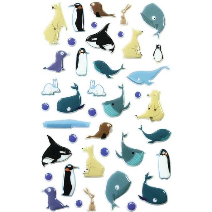 Epoxy Sticker "Walvissen"