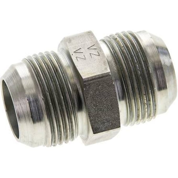 JIC  Dubbele Nippel UN 1-5/16''-12 Staal 170bar