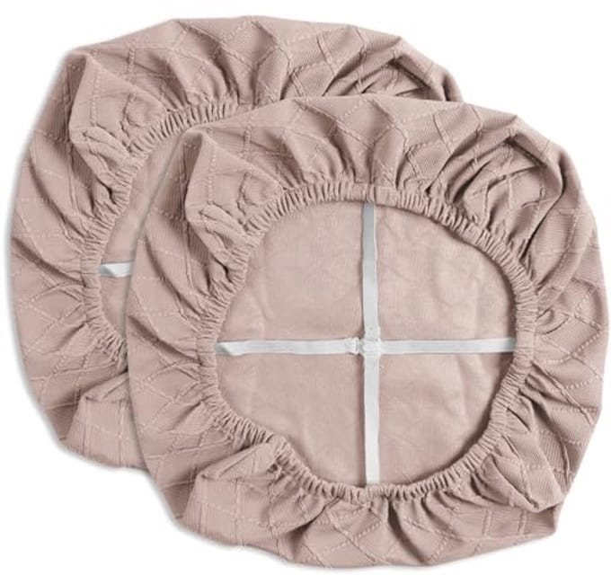 Hoge Dichtheid Geruit Jacquard Stoelhoezen voor Eetkamer en Keuken