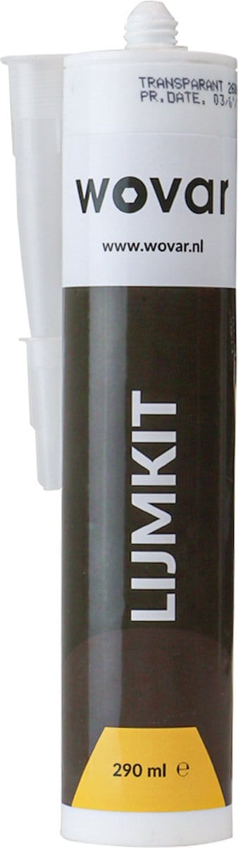 Wovar Polymeerkit Transparant All|Round lijmkit 290 ml | Per Stuk
