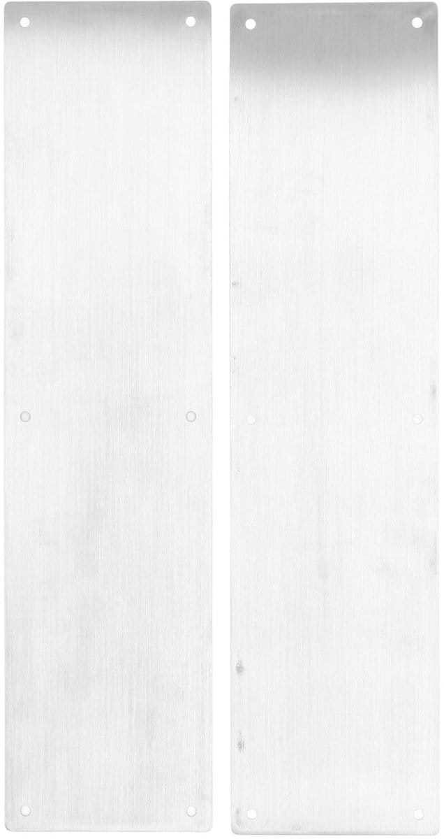 Dailygoods- Deurbescherming Roestvrij Staal - 2 Stuks - Decoratieve