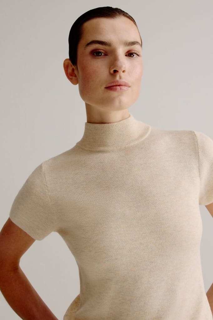 Josephine & Co Senna Sweater Sand Maat: M | Sweaters Outlet | Dames | Beige