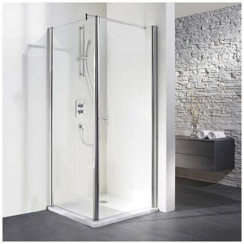 HSK Exklusiv revolving door for side wall of the same height 80 x 200 cm right-hand hinge