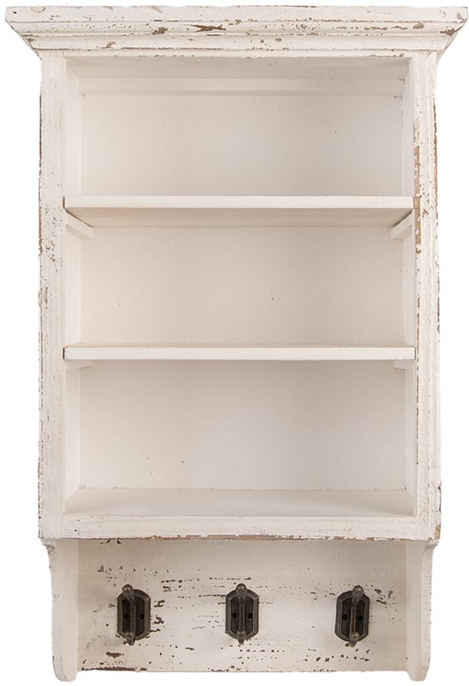 Clayre & Eef Wandkast 36x17x57 cm Beige Hout
