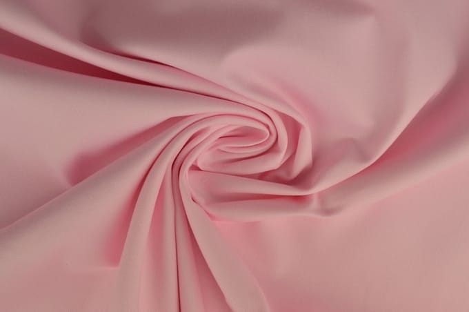 30 meter twill katoen - Baby roze - 65% katoen - 35% polyester