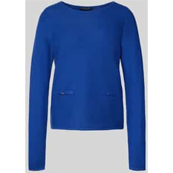 Gebreide pullover met ronde hals