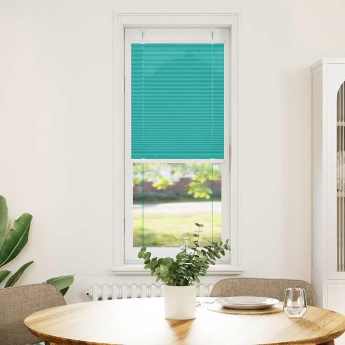 vidaXL - Plisségordijn - 45x100 - cm - stofbreedte - 44,4 - cm - polyester
